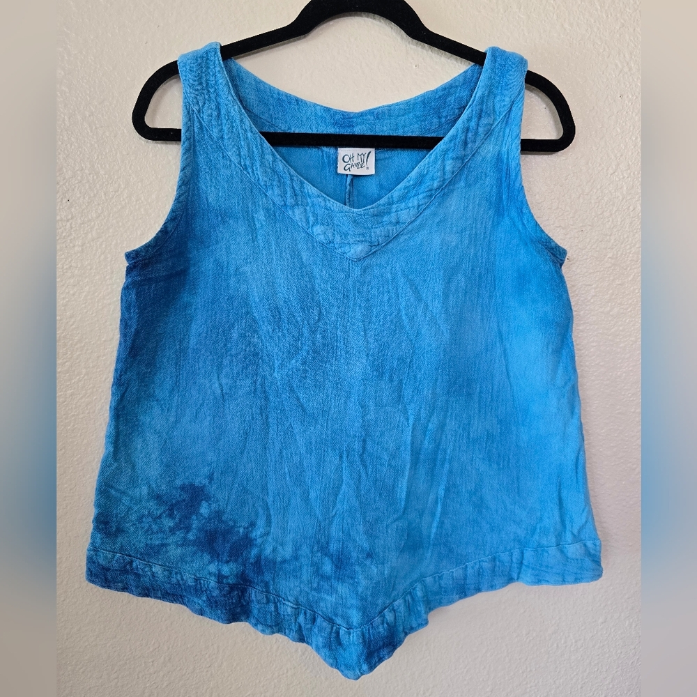 Oh My Gauze! Blue Julie Blouse